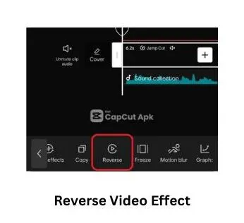 reverse video effect capcut